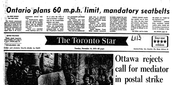 November 18, 1975, Toronto Star